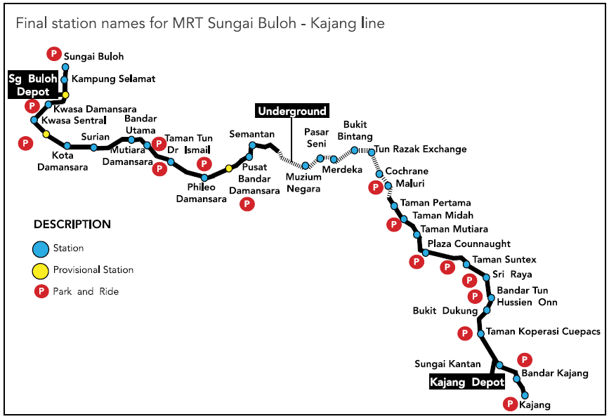 MRT路线图。-摘自网络-