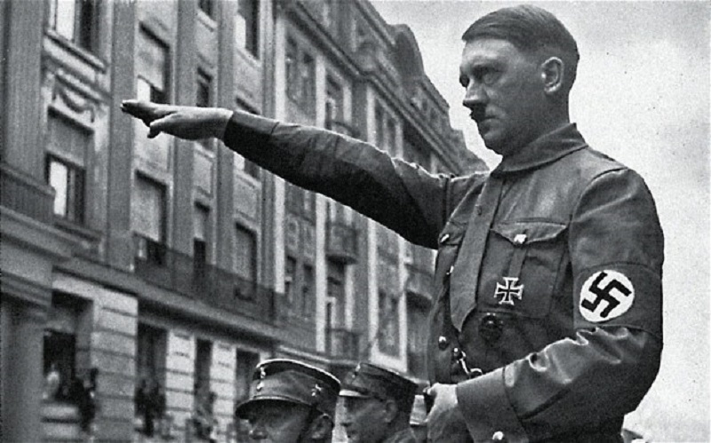 德国法例禁止宣扬纳粹，包括做出纳粹敬礼手势和叫纳粹口号。-图取自网络-