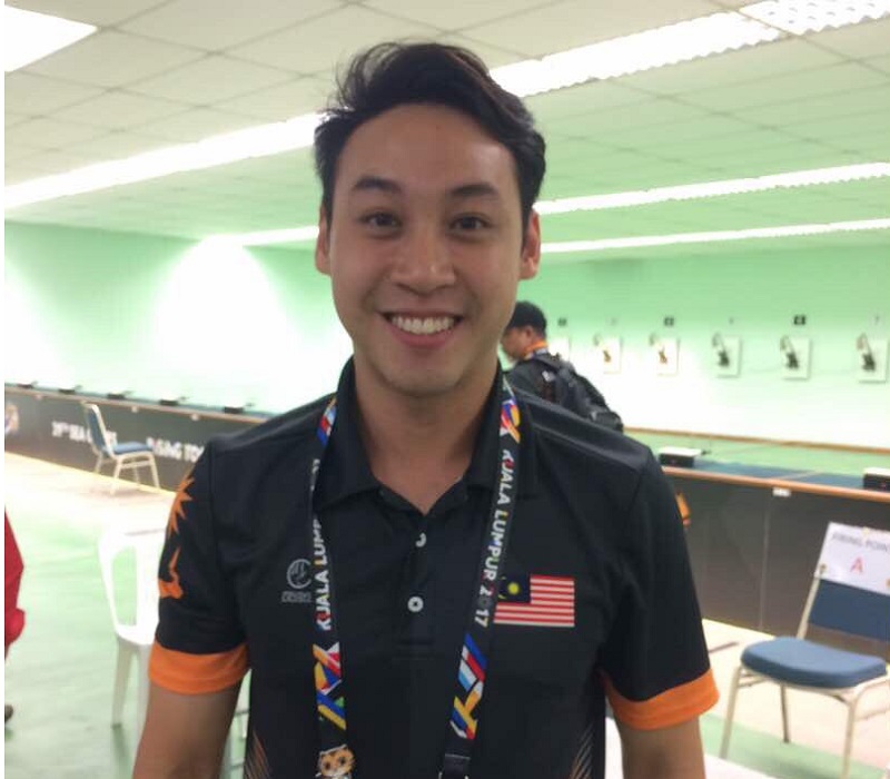 Jonathan Wong also charted record results for the finals at the National Firing Range in Subang. u00e2u20acu201d Picture via Twitter