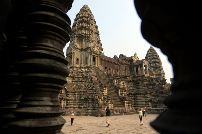 The Angkor Archaeological Park, a world heritage site, contains the remains of the different capitals of the Khmer Empire, dating from the 9th to the 15th centuries, and is Cambodiau00e2u20acu2122s most popular tourist destination. u00e2u20acu201d AFP pic