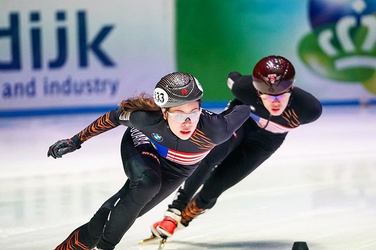 曾代表新加坡的选手张安雅,这次将代表大马出战冬奥赛项的短道速滑赛。-摘自Anja Chong Instagram-