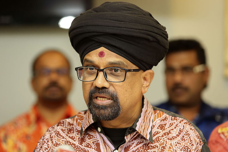 New Generation Party (NewGen) president A. Rajaretinam speaks during a press conference in Kuala Lumpur September 23, 2017. u00e2u20acu201d Picture by Yusof Mat Isa