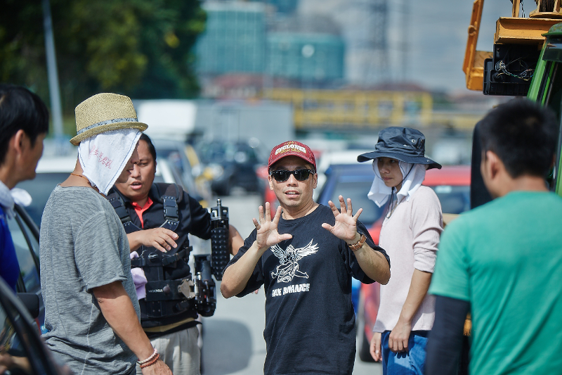 何宇恒正在拍摄《Mrs K》，你可以猜到这是大马的哪个地点吗？-何宇恒提供-