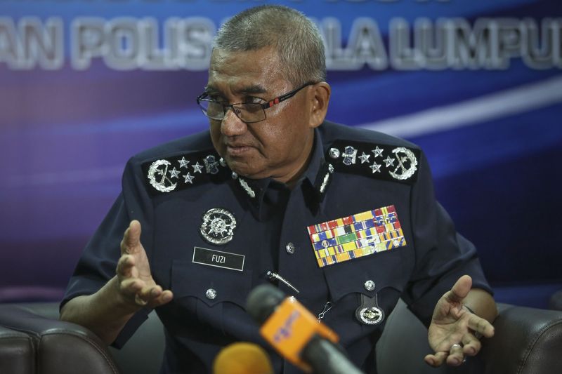IGP Tan Sri Mohamad Fuzi Harun speaks during a breakfast talk event at PULAPOL in Kuala Lumpur October 11, 2017. u00e2u20acu2022 Picture by Yusof Mat Isa
