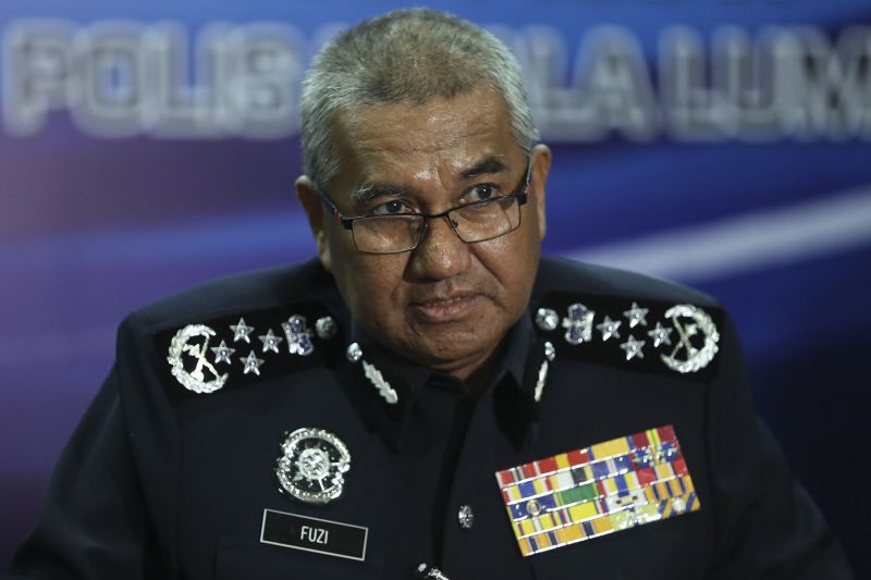IGP Tan Sri Mohamad Fuzi Harun speaks during a breakfast talk event at PULAPOL in Kuala Lumpur October 11, 2017. u00e2u20acu2022 Picture by Yusof Mat Isa