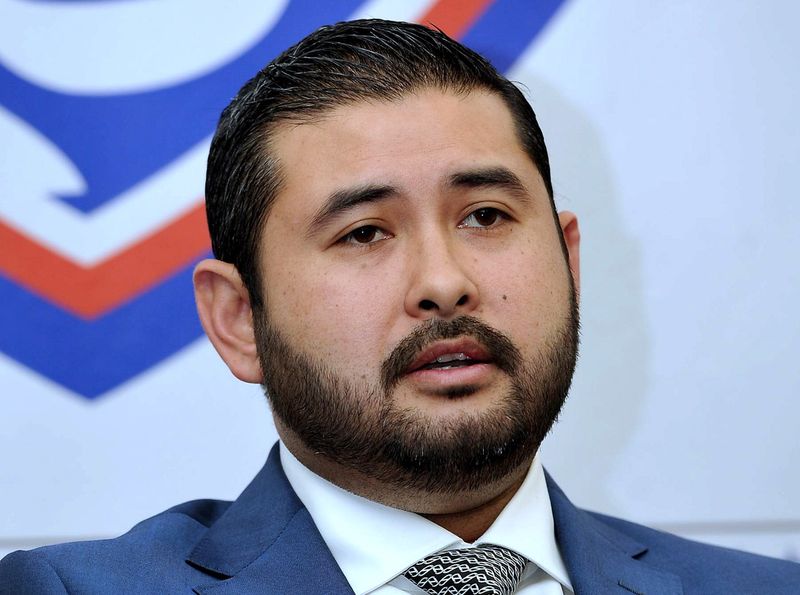 Johor FA patron Tunku Ismail Sultan Ibrahim, who is also president of the FA off Malaysia (FAM) speaking at a press conference after the Johor Darul Tau00e2u20acu2122zim Football Club Congress in Johor Baru, October 4, 2017. u00e2u20acu201d Bernama pic