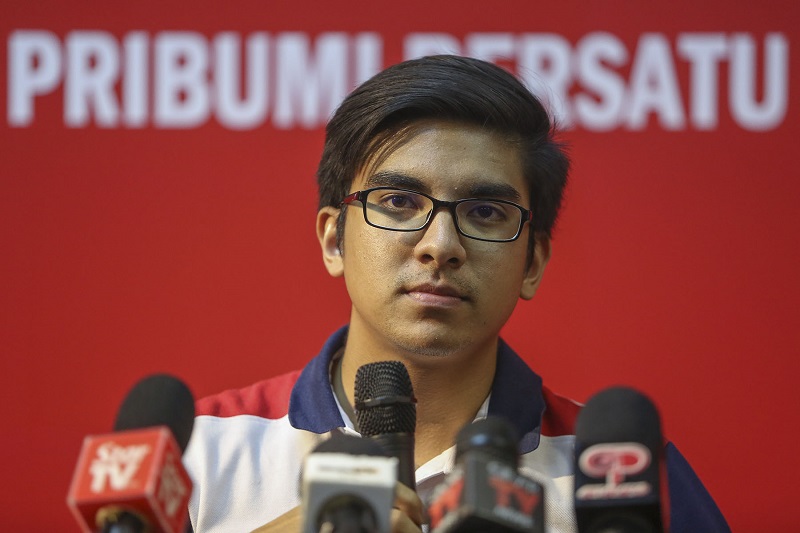 Bersatu Youth Chief Syed Saddiq Abdul Rahman speaks to members of the media during a press conference at PPBM headquarters in Petaling Jaya October 4, 2017. u00e2u20acu201d Picture by Yusof Mat Isa