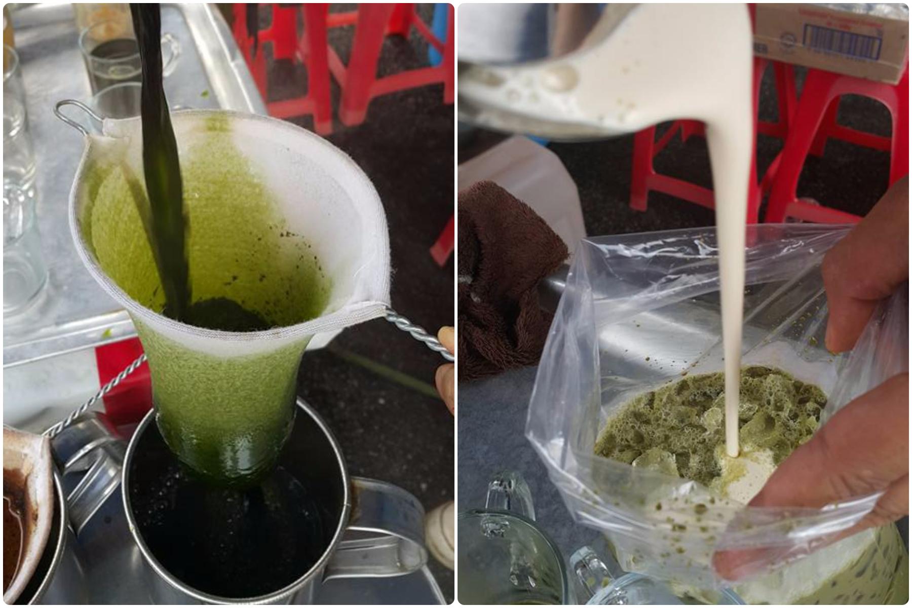 绿茶加巧克力加奶泡的香浓滋味，让人一喝难忘。-M中文网摄-