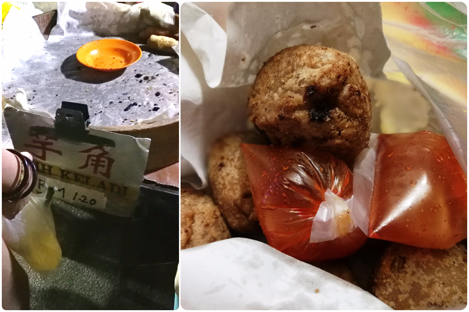 这档芋角需要排队购买，而且一炸好就会被一扫而空哦。-M中文网摄-