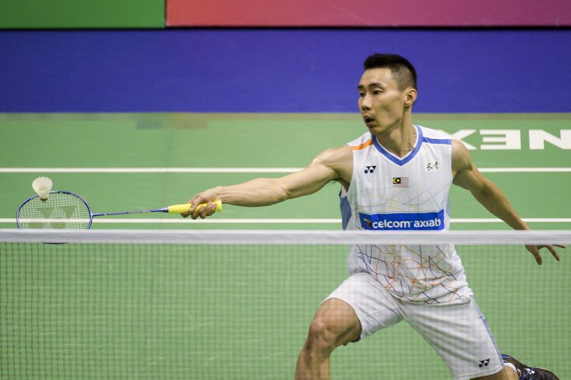 File picture shows Lee Chong Wei hitting a shot against Chinau00e2u20acu2122s Shi Yuqi during their menu00e2u20acu2122s singles semi-final match at the Hong Kong Open badminton tournament in Hong Kong on November 25, 2017. u00e2u20acu201d AFP pic