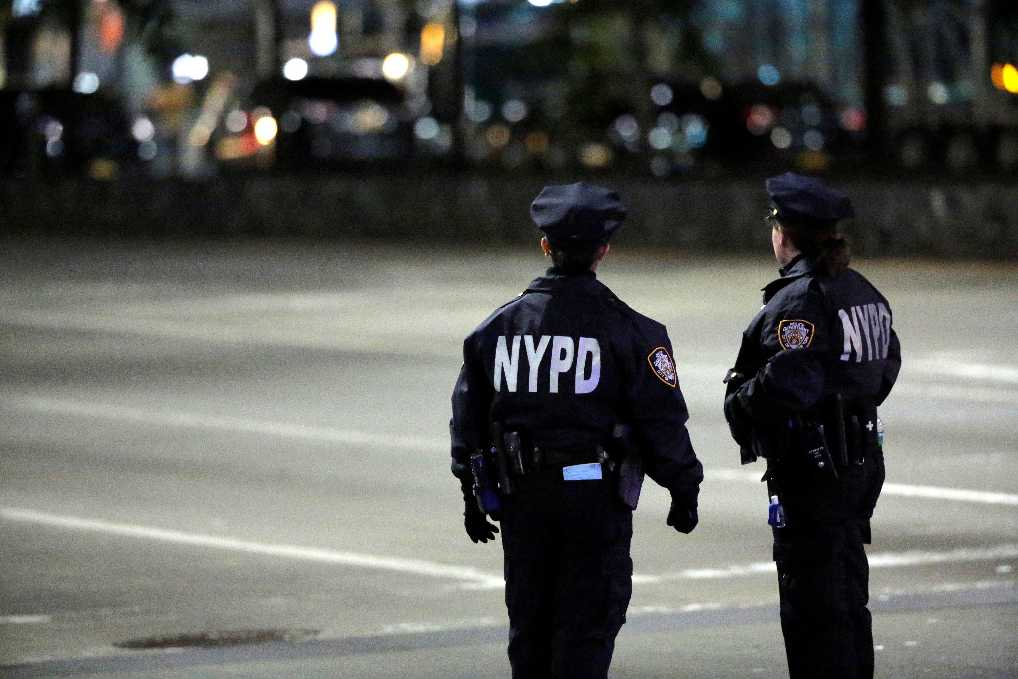 Police look towards the scene of a pickup truck attack on West Side Highway in Manhattan, New York, U.S., October 31 2017. u00e2u20acu201d Reuters pic