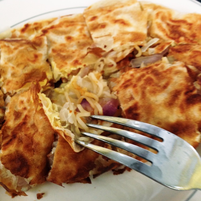 去到嘛嘛档又想吃印度煎饼又想吃炒面的最佳选择。-摘自网络-