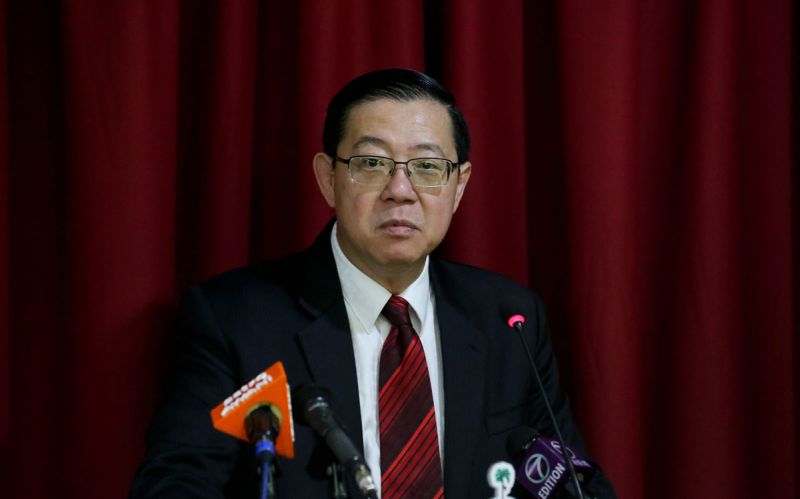 Penang Chief Minister Lim Guan Eng speaks in a press conference at his office in George Town January 12, 2018. u00e2u20acu2022 Picture by Sayuti Zainudin