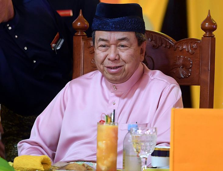Sultan Selangor Sultan Sharafuddin Idris Shah di majlis Jamuan Teh Diraja di Istana Alam Shah 11 Disember, 2017. u00e2u20acu201d Foto Bernama