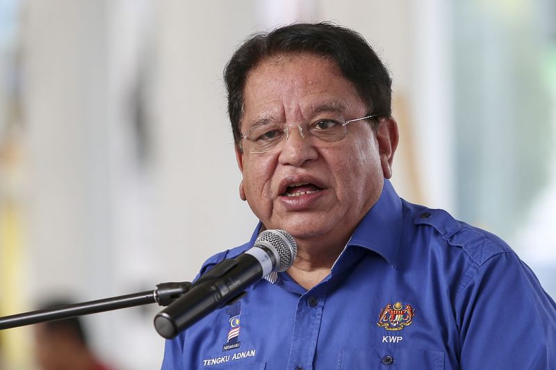 Datuk Seri Tengku Adnan Tengku Mansor speaks during the launch of the First Quality Centre in Malaysia at the SkyWorld Property Gallery in Kuala Lumpur January 22, 2018. u00e2u20acu2022 Picture by Yusof Mat Isa