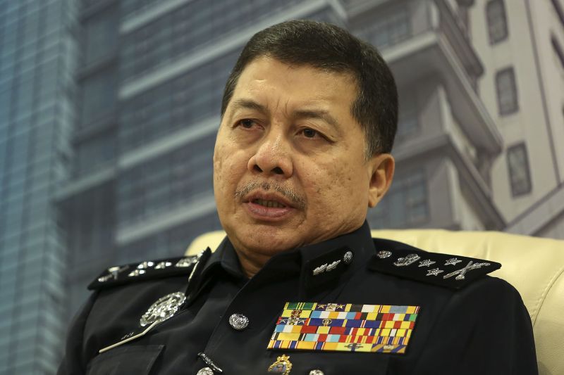 Datuk Seri Wan Ahmad Najmuddin Mohd speaks during a press conference after the launch of the Criminal Investigation handbook and Criminal Investigation Instruction book in Kuala Lumpur January 24, 2018. u00e2u20acu2022 Picture by Yusof Mat Isa 