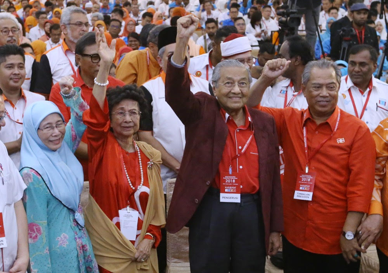 Tun Dr Mahathir Mohamad at the Pakatan Harapan convention in Shah Alam January 7, 2018. u00e2u20acu2022 Picture by Zuraneeza Zulkifli