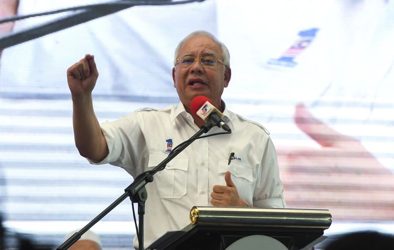 Prime Minister Datuk Seri Najib Razak speaking at the ground-breaking ceremony of the Sungai Kelantanu00e2u20acu2122s phase 1 Integrated River Basin Development Project in Kelantan, January 28, 2018. u00e2u20acu201d Bernama pic