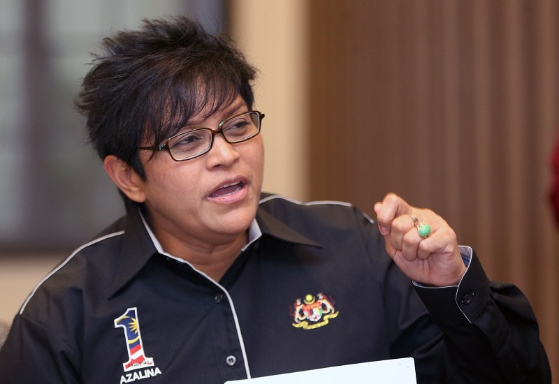 Minister in the Prime Ministeru00e2u20acu2122s Department Datuk Seri Azalina Othman Said speaks during a press conference in Kuala Lumpur Februrary 13, 2018. u00e2u20acu201d Picture by Razak Ghazali