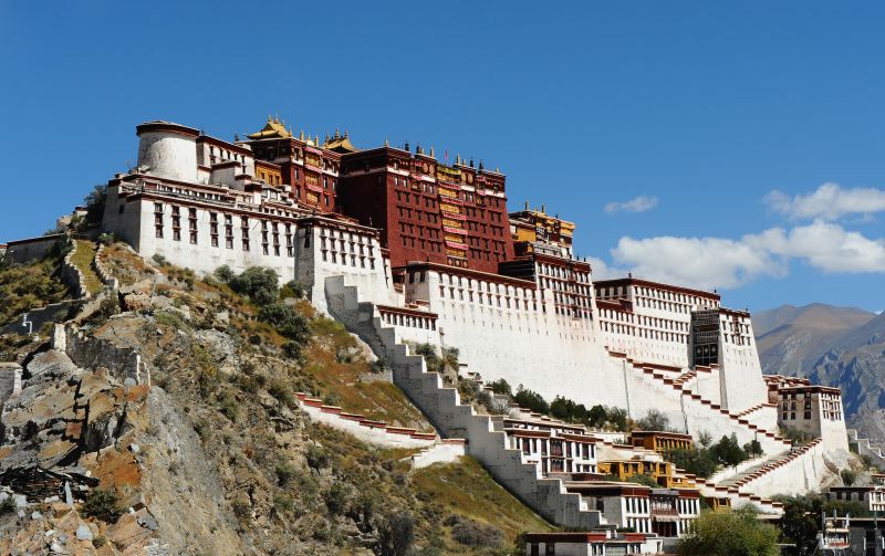 Tibet's Potala Palace, a nine-story structure with 1,000 rooms, was built during the Tang Dynasty by King Songtsen Gampo for his bride. u00e2u20acu201d AFP pic