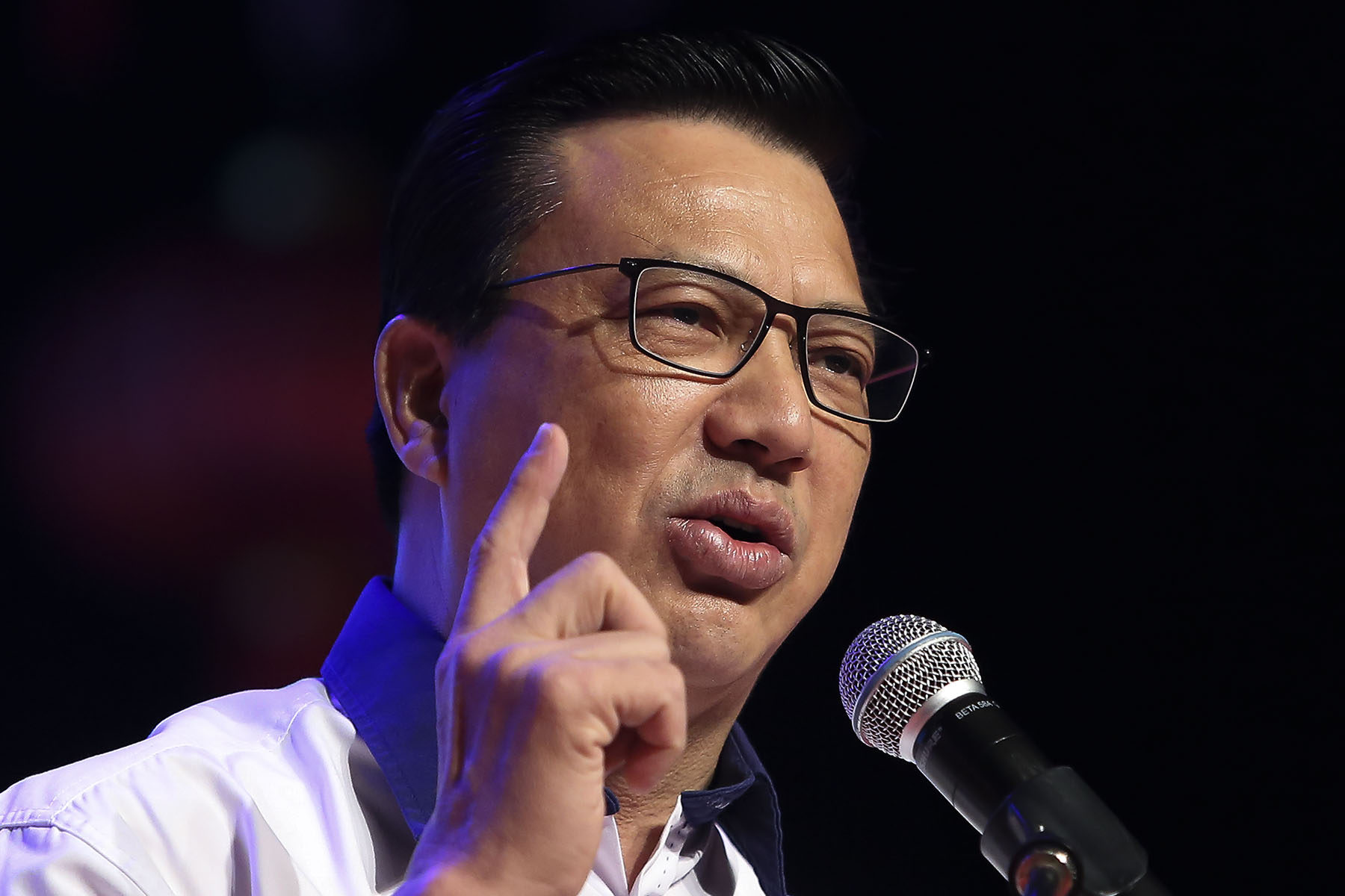 MCA President, Datuk Seri Liow Tiong Lai deliver his presidential address during 69th party anniversary celebration at MCA Headquarters in Kuala lumpur on March 03, 2018. -Mohd Yusof Mat Isa-