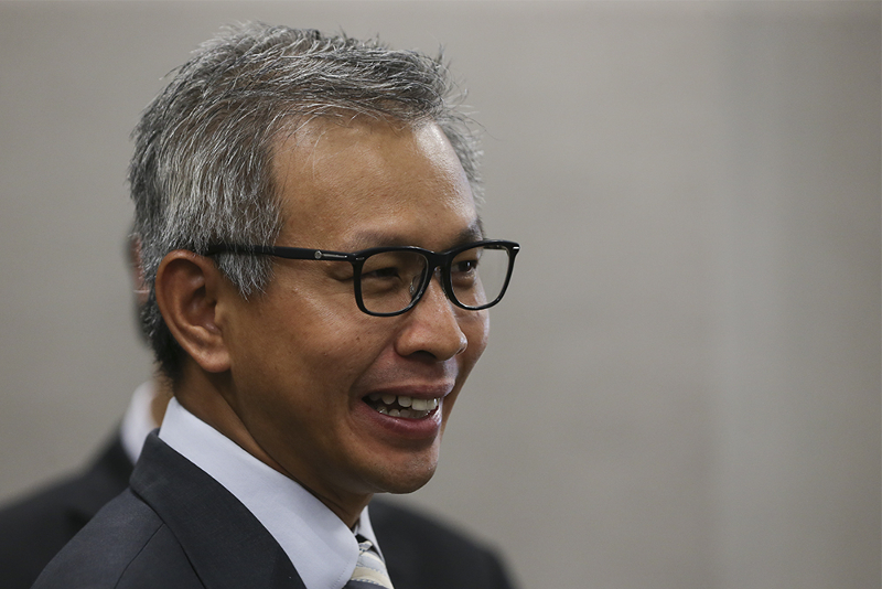 Tony Pua Kiam Wee speaks during a press conference in Kuala Lumpur March 7, 2018. u00e2u20acu201d Picture by Azneal Ishak