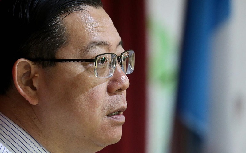 Penang Chief Minister Lim Guan Eng speaks during a press conference in George Town March 12, 2018. u00e2u20acu201d Picture by Sayuti Zainudin