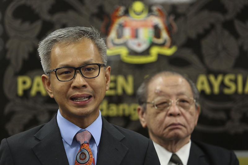 Petaling Jaya Utara MP Tony Pua speaks during a press conference in Parliament in Kuala Lumpur March 13, 2018. u00e2u20acu201d Picture by Yusof Mat Isa