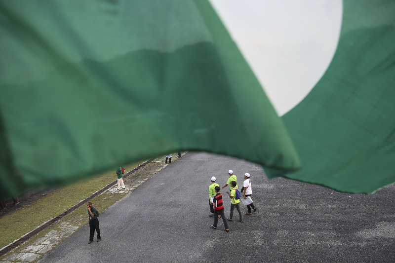 PAS supporters are seen during a celebration to commemorate 10 years in Selangor state government at Stadium JKR Selangor in Shah Alam March 17, 2018. u00e2u20acu201d Picture by Yusof Mat Isa