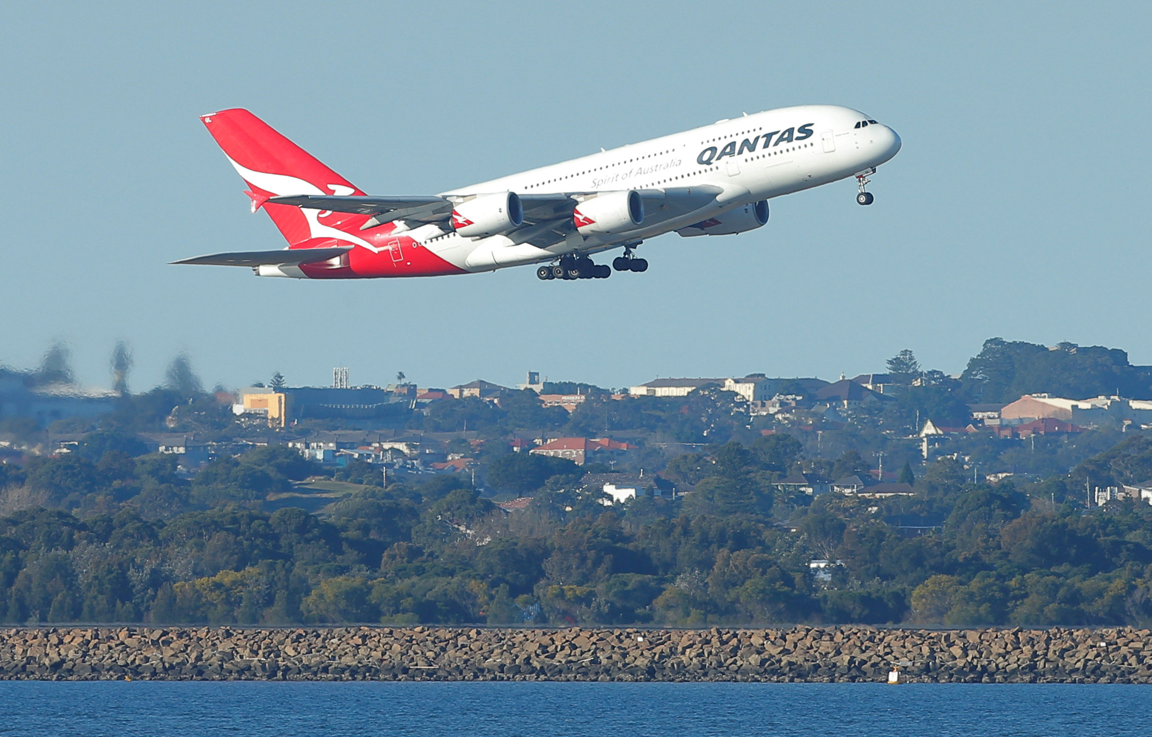 A Qantas A380 aircraft takes off from Sydney International Airport in Australia August 22, 2017. u00e2u20acu201d Reuters pic