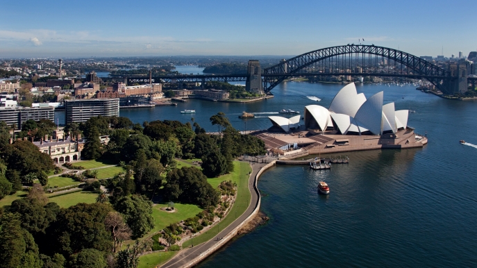 悉尼歌剧院是澳洲的名胜景点之一。-摘自澳洲旅游官网-