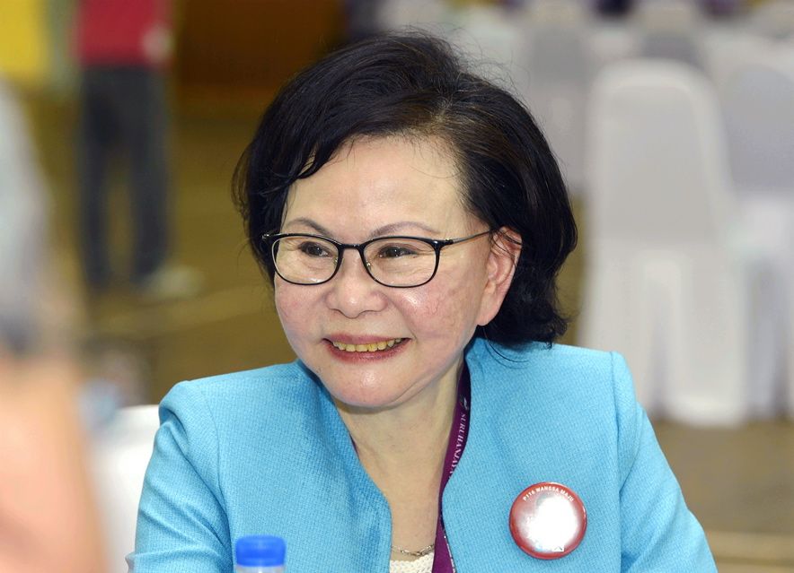 PKR's Datin Tan Yee Kew at the Wangsa Maju nomination centre, April 28, 2018. u00e2u20acu2022 Picture by Ham Abu Bakar