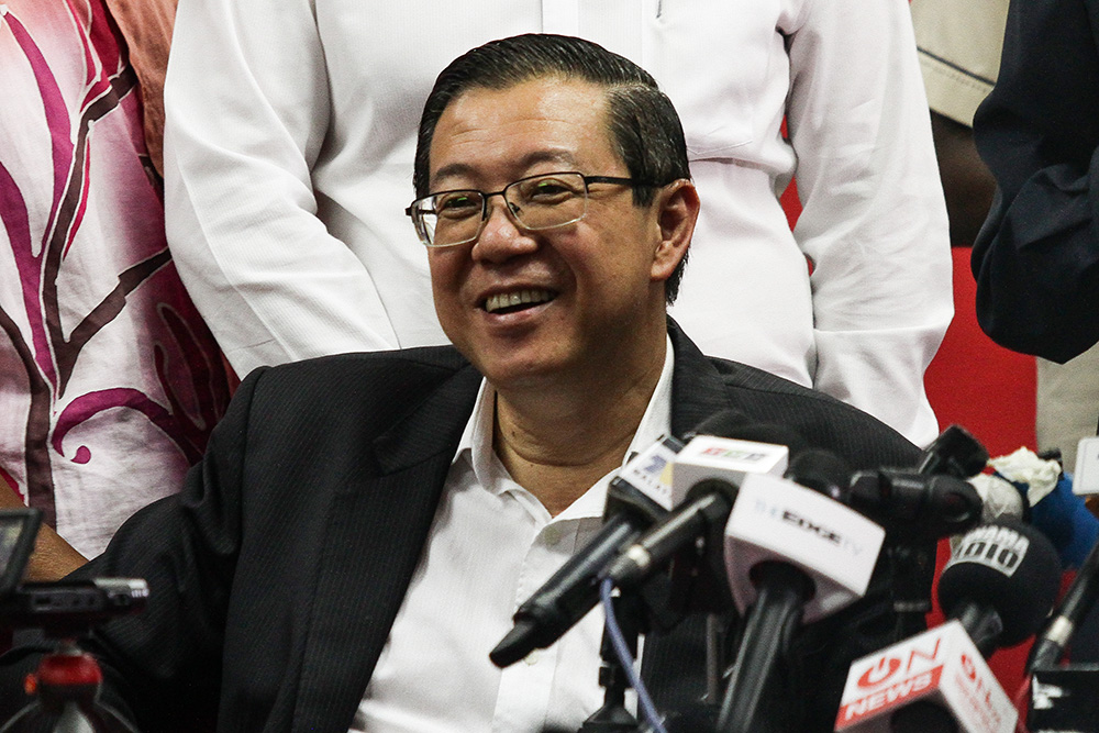 Newly appointed Finance Minister Lim Guan Eng during a press conference in Petaling Jaya May 12, 2018. u00e2u20acu201d Picture by Miera Zulyana