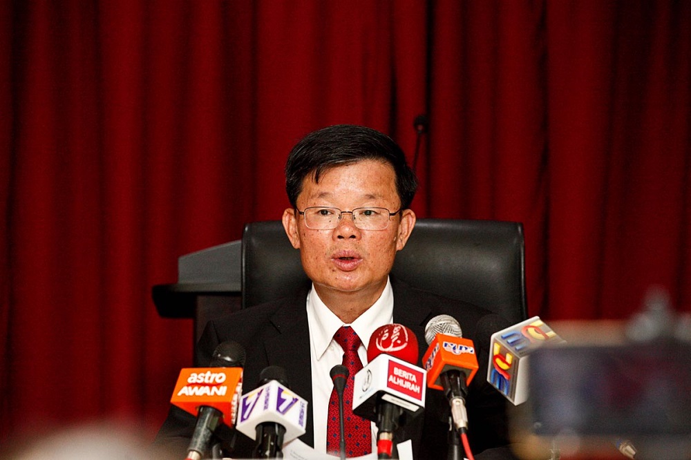 New Penang Chief Minister Chow Kon Yeow speaks during a press conference in George Town May 14, 2018. u00e2u20acu201d Picture by Sayuti Zainudin