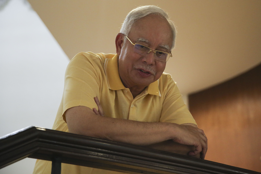 Former prime minister Datuk Seri Najib Razak speaks to Malay Mail during an interview inside his private residence in Kuala Lumpur May 19, 2018. u00e2u20acu201d Picture by Yusof Mat Isa