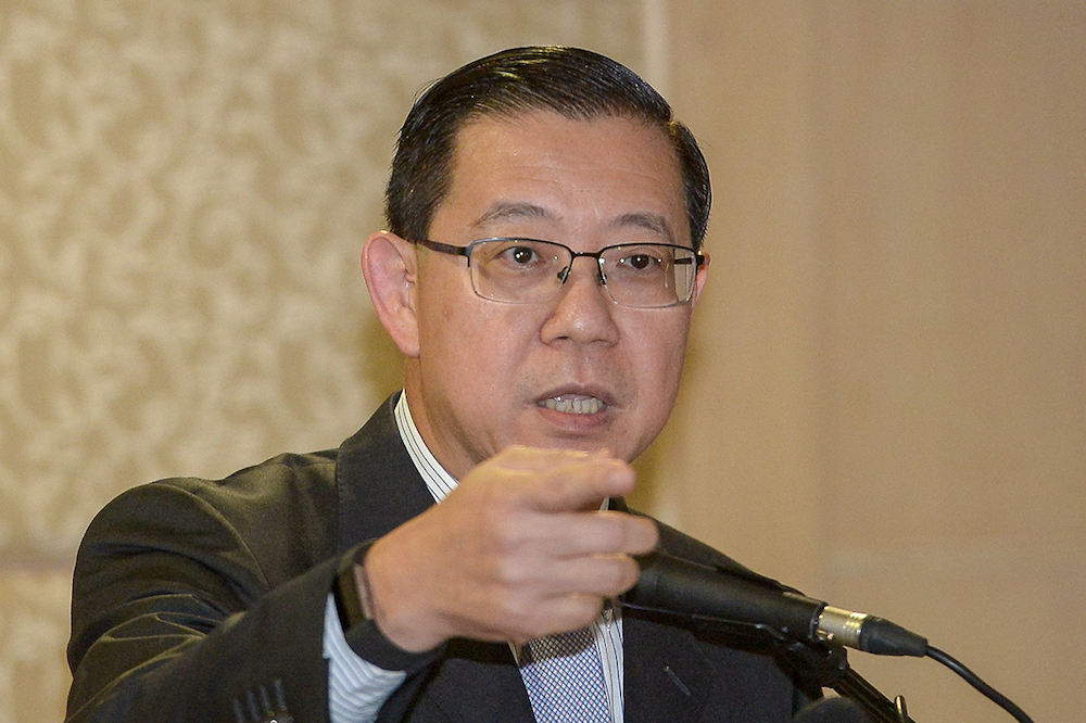 Finance Minister Lim Guan Eng speaks during a press conference at the Ministry of Finance in Putrajaya May 24, 2018. u00e2u20acu201d Picture by Mukhriz Hazim