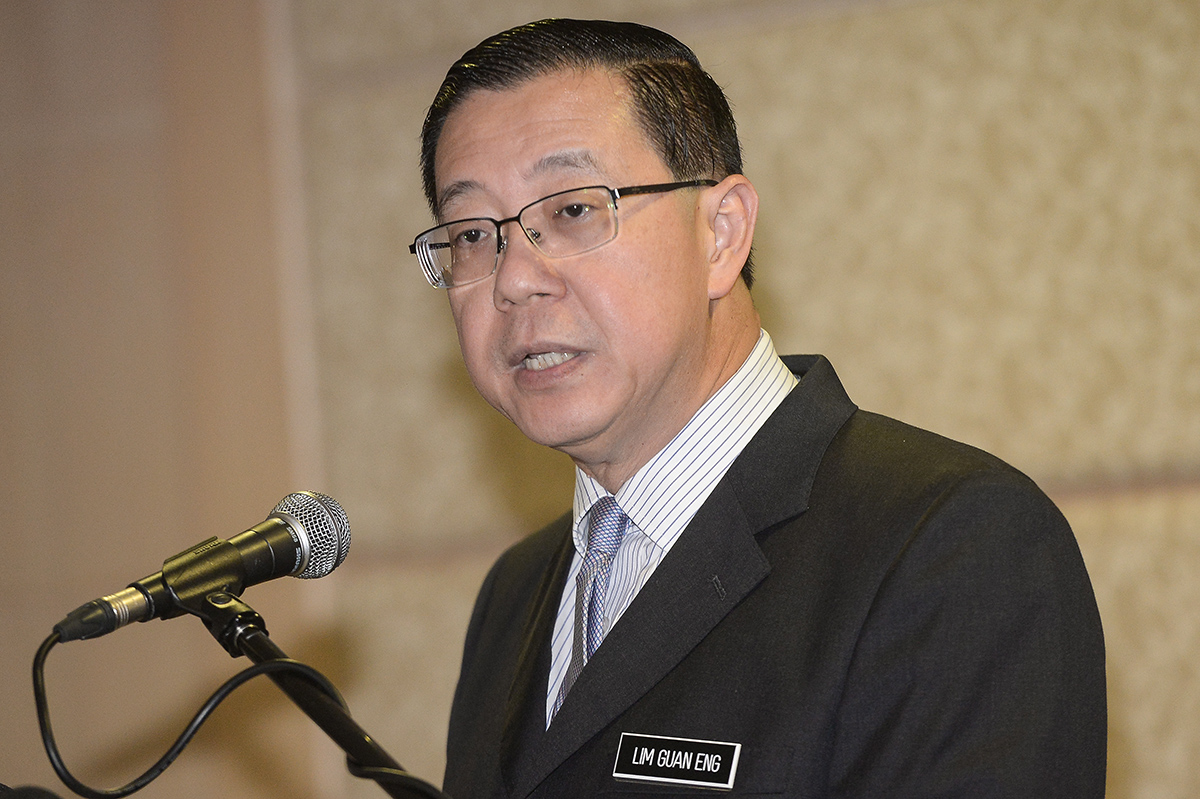 Finance Minister Lim Guan Eng speaks during a press conference at the Ministry of Finance in Putrajaya May 24, 2018. u00e2u20acu201d Picture by Mukhriz Hazim