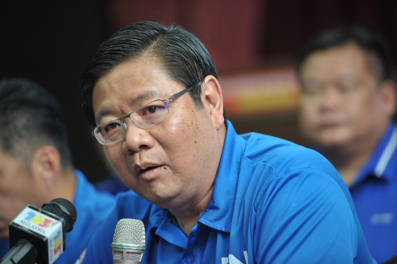 Teng Chang Yeow speaks to the media during a press conference in Penang May 7, 2018. u00e2u20acu201d Picture by KE Ooi