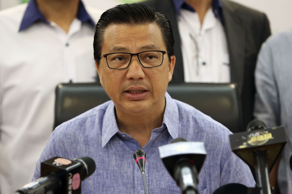 MCA President Datuk Seri Liow Tiong Lai speaks during a press conference at its headquarters in Kuala Lumpur May 11, 2018. u00e2u20acu2022 Picture by Yusof Mat Isa