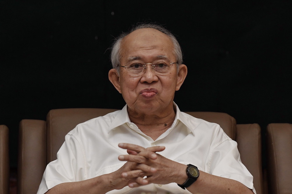 Tengku Razaleigh Hamzah attends an Umno event in Kuala Terengganu June 24, 2018. u00e2u20acu201d Bernama pic