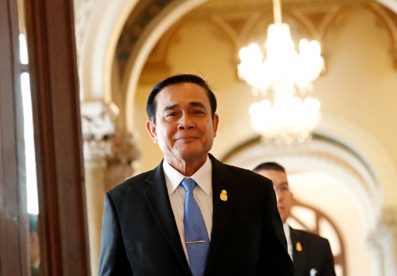 Thailand's Prime Minister Prayuth Chan-ocha arrives for a meeting with Jack Ma, founder of Chinese e-commerce giant Alibaba, in Bangkok, Thailand, April 19, 2018. u00e2u20acu201d Reuters pic 