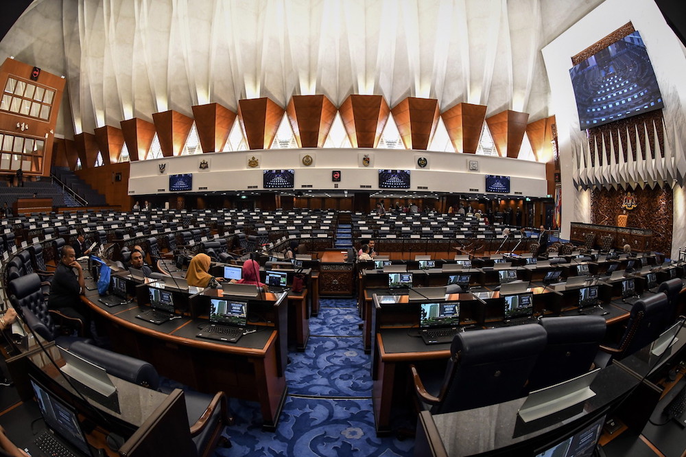 Parliament staff making last-minute preparations before Parliament convenes next week. u00e2u20acu201d Bernama pic