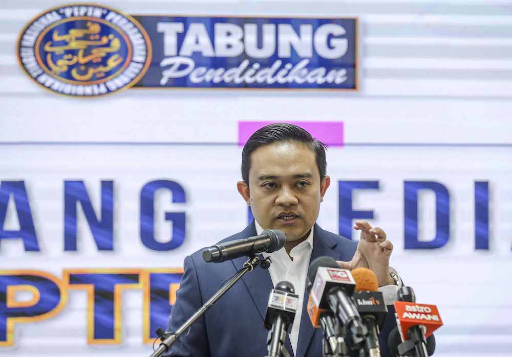 National Higher Education Fund Corporation (PTPTN) chairman Wan Saiful Wan Jan speaks at a press conference in Menara PTPTN, Kuala Lumpur July 16, 2018. u00e2u20acu201d Picture by Firdaus Latif