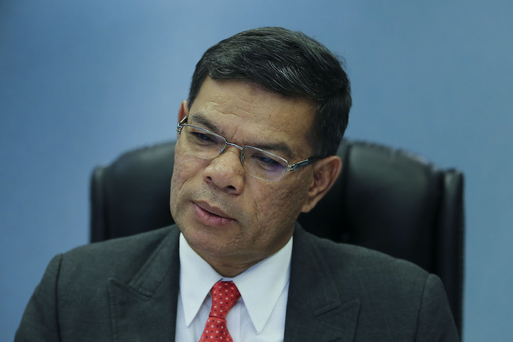 Domestic Trade and Consumer Affairs Minister, Datuk Saifuddin Nasution Ismail, speaks to Malay Mail at his office in Putrajaya July 4, 2018. u00e2u20acu201d Picture by Yusof Mat Isa