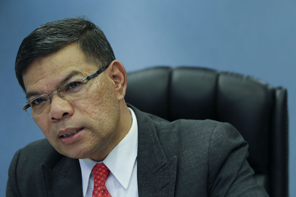 Domestic Trade and Consumer Affairs Minister, Datuk Saifuddin Nasution Ismail, speaks to Malay Mail at his office in Putrajaya July 4, 2018. u00e2u20acu201d Picture by Yusof Mat Isa