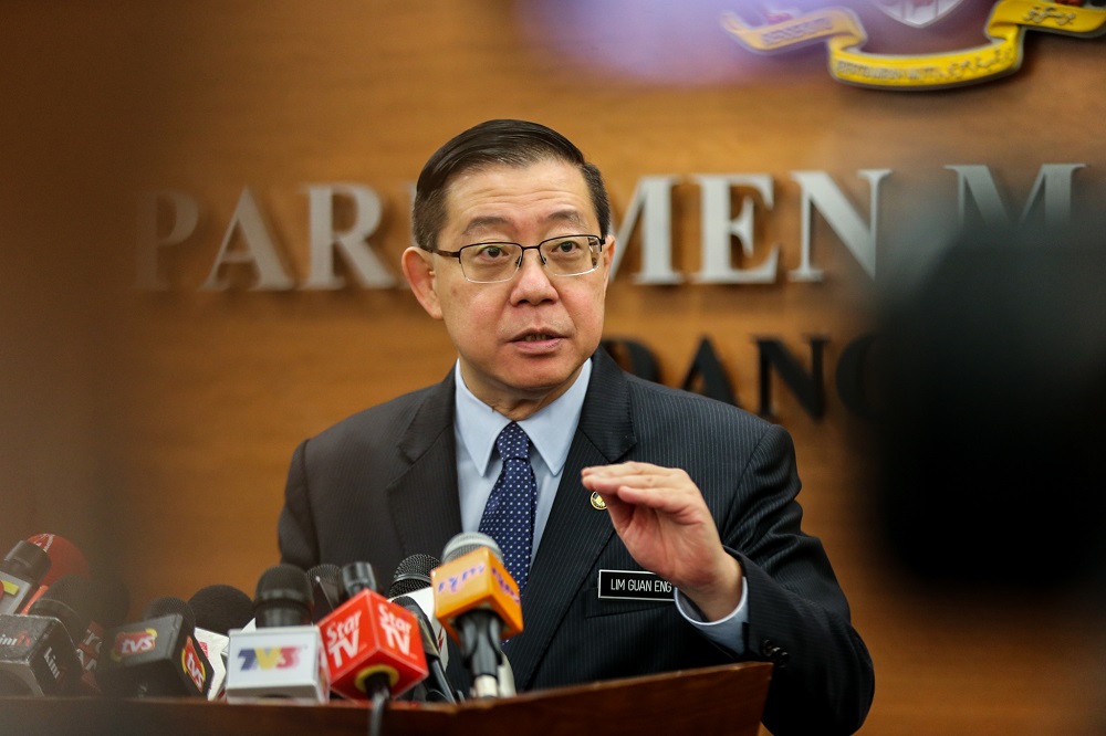 Minister of Finance Lim Guan Eng speaks during a press conference on the Sales and Services Tax  in Kuala Lumpur July 19, 2018. u00e2u20acu201d Picture by Ahmad Zamzahuri