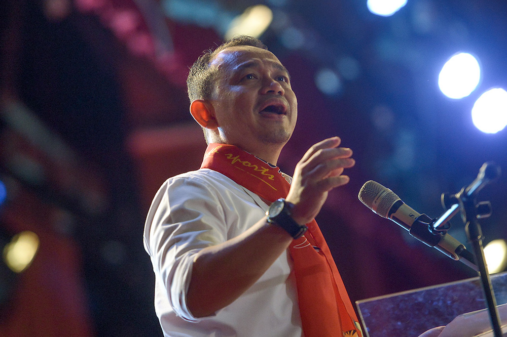 Education Minister Maszlee Malik officiates the 10th Asean School Games Malaysia in Shah Alam July 20, 2018. u00e2u20acu201d Picture by Mukhriz Hazim