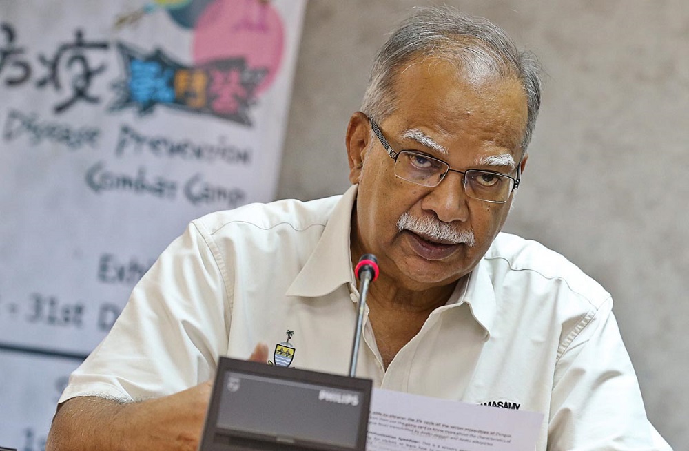 Penang Deputy Chief Minister II P. Ramasamy speaks during a press conference in George Town July 20, 2018. u00e2u20acu201d Picture by Sayuti Zainudin 