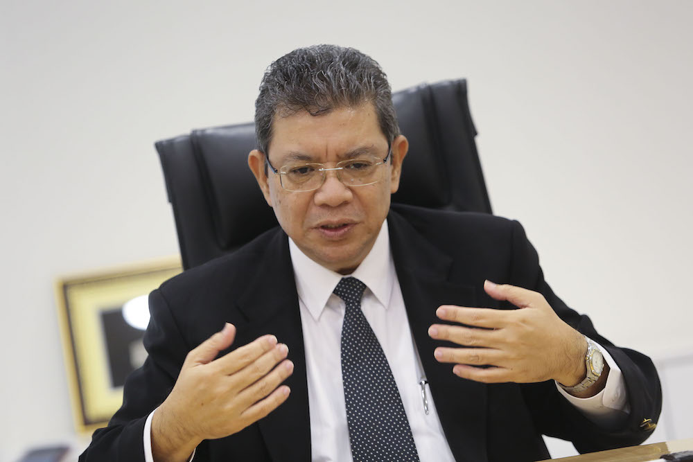 Foreign Minister Datuk Saifuddin Abdullah speaks to Malay Mail during an interview at his office in Putrajaya July 26, 2018. u00e2u20acu201d Picture by Yusof Mat Isa