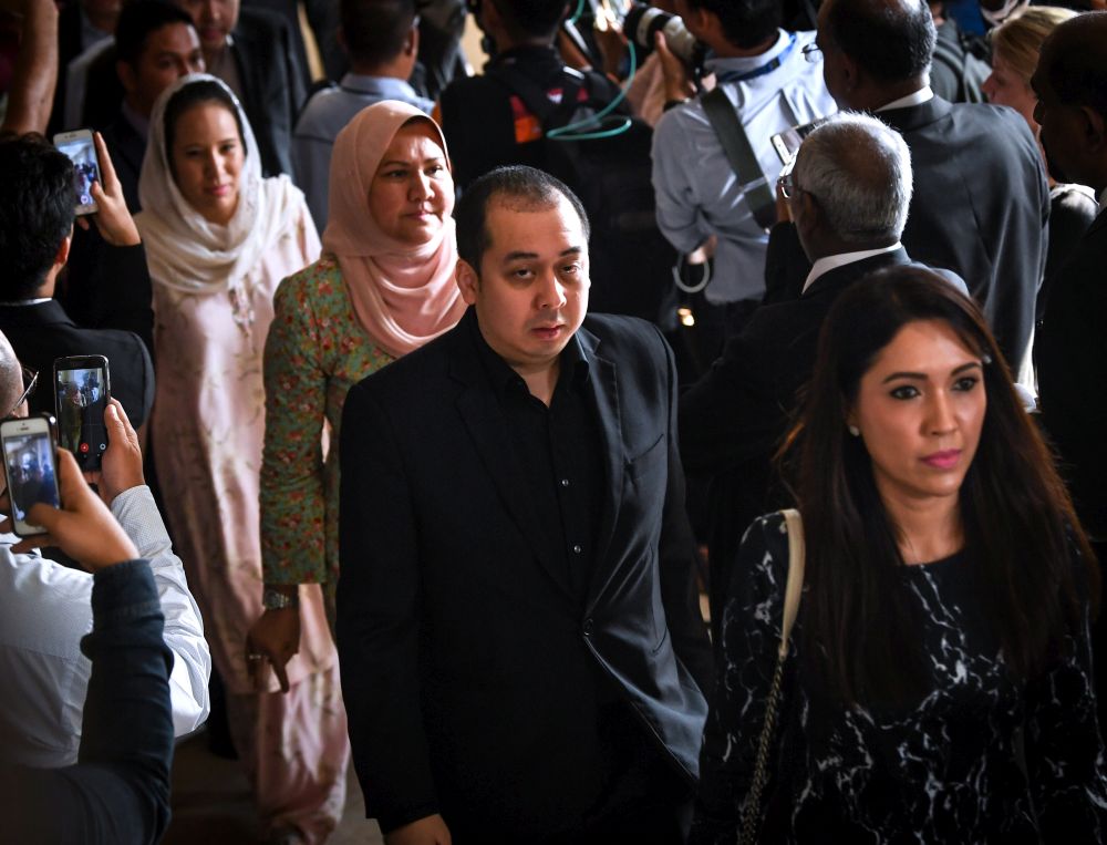 Nazifuddin was seen along with Najib's other children Norashman, Mohd Nizar, Nooryana Najwa and the latter two's spouses on Wednesday in the courtroom when Najib was charged. u00e2u20acu201d Bernama pic